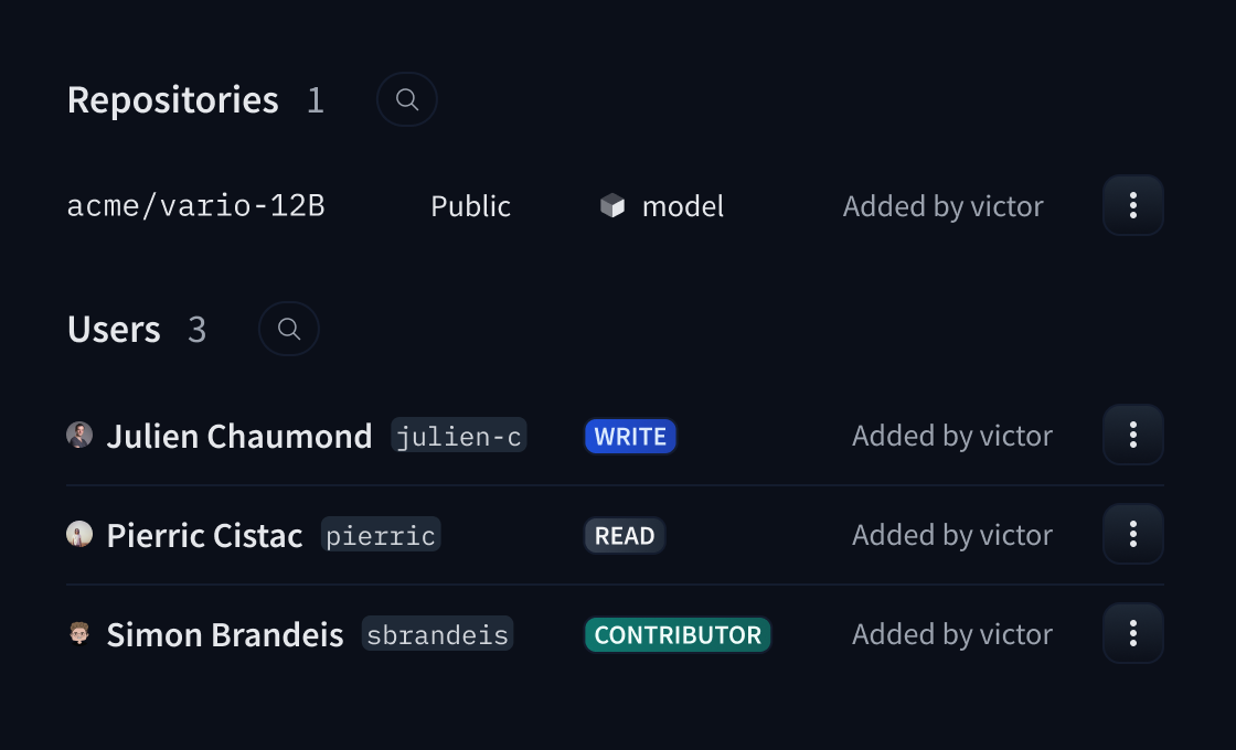 screenshot of Hugging Face Single Sign-On (SSO) feature